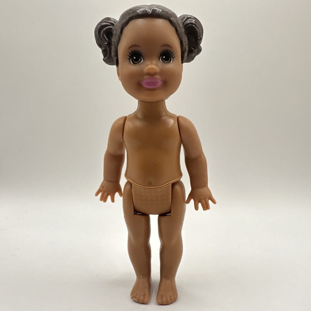 Mattel Barbie‎ Babysitter Club Toddler Doll Nude Brown Hair Brown Eyes